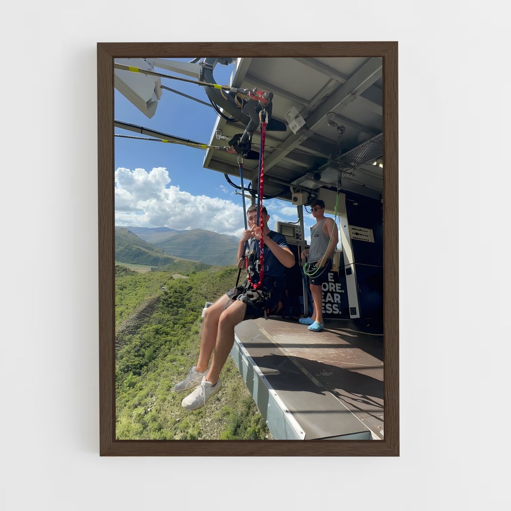Poster Clic Éclair – affiche Saut à l’élastique (vue 5)